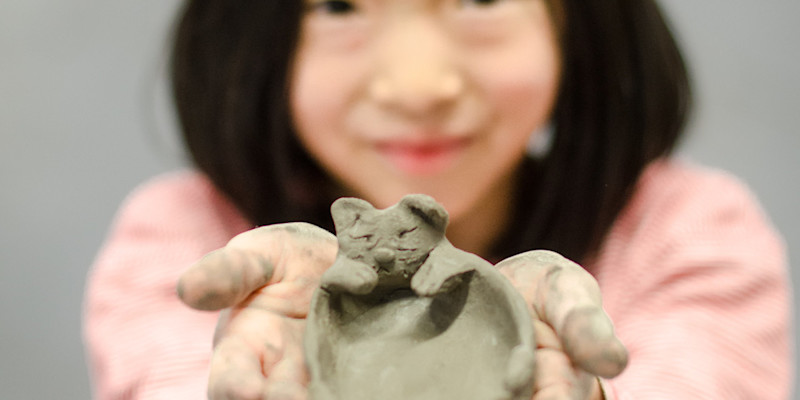 DIY Crafters summer camp clay and wood making