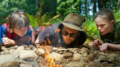 Real outdoor skills like archery and fire making